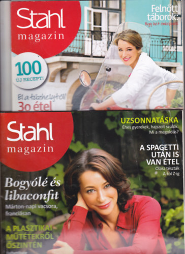 Stahl Judit - 2 db Stahl Magazin:2011. sz + 2012. nyr