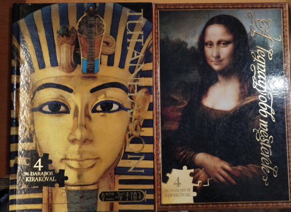 2 db. kirak�sk�nyv (A legnagyobb mesterek + Tutanhamon)