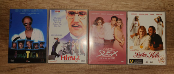 Goda Krisztina, Kabay Barna Rudolf P�ter - 4 magyar v�gj�t�k DVD-n: �vegtigris, Hyppolit, Csak szex, �s m�s semmi, Sz�ke k�la