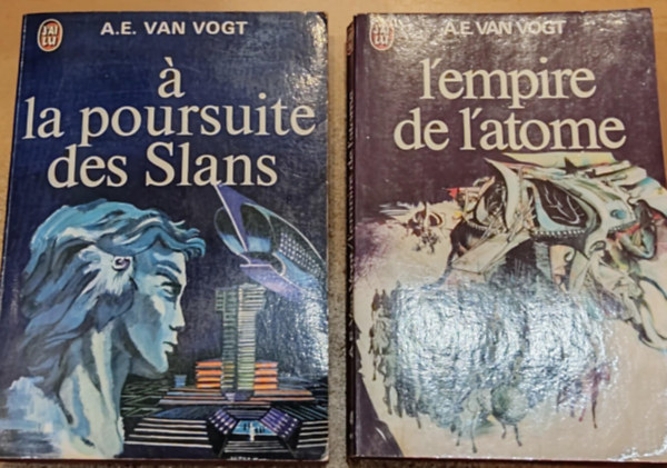 A. E. van Vogt - 2 db A. E. Van Vogt:  la poursuite des Slans + L'empire de l'atome
