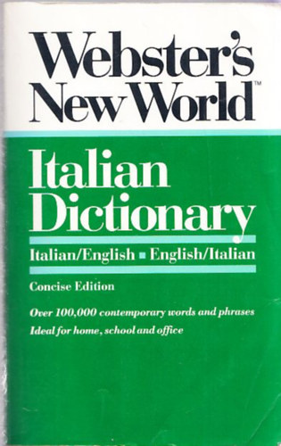Catherine E. Love - Italian Dictionary (Webster's New World) - Italian-English; English-Italian
