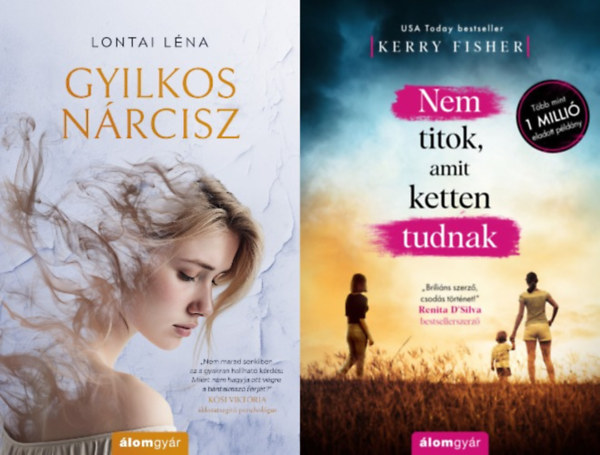 Lontai Lna, Kerry Fisher - 2 ktet slyos titkokat hordoz nkrl:  Gyilkos nrcisz + Nem titok, amit ketten tudnak