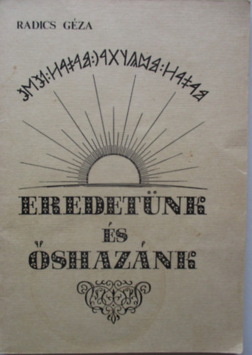 Radics Gza - Eredetnk s shaznk