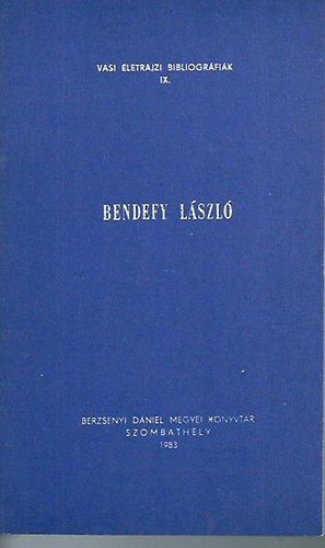 Bendefy L�szl� - T�rt�n�sz �s term�szettud�s