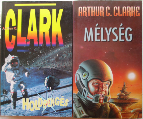 Arthur C. Clarke - 2 db Arthur C. Clarke-könyv (Mélység; Holdrengés)