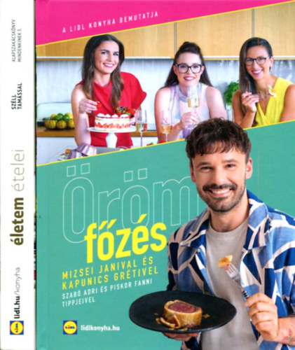 Nincs feltntetve - 2 db LIDL szakcsknyv (letem telei - rm a fzs)