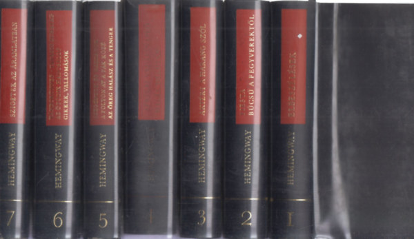 Ernest Hemingway - Ernest Hemingway mvei I-VII. (Szmozott)