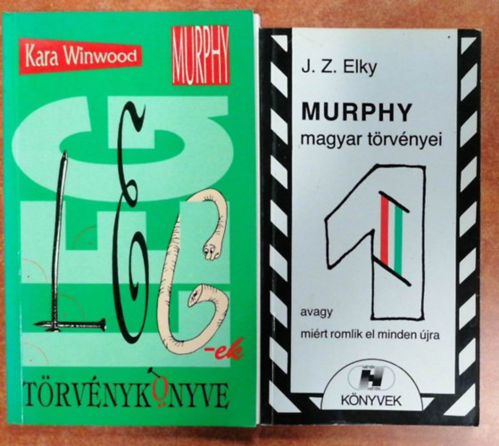 J.Z. ELky Kara Winwood - 2 db Murphy knyv:Murphy magyar trvnyei,Murphy legek trvnyknyve