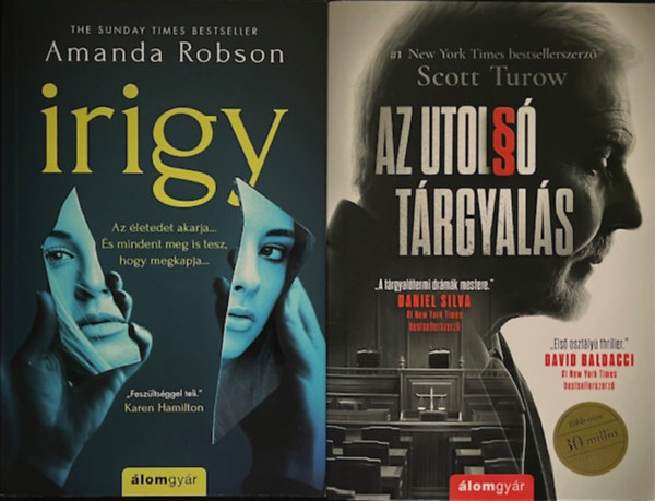 Scott Turow Amanda Robson - Krimi knyvcsomag (2 ktet )