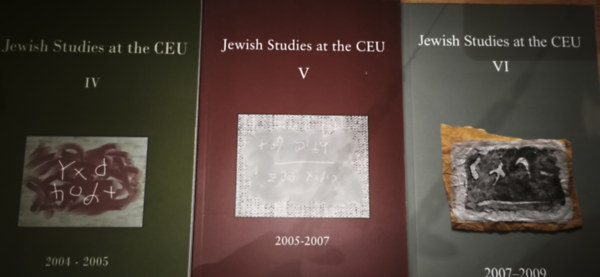 3db Jewish Studies at the CEU - Jewish Studies at the CEU IV-V-VI. r�sz