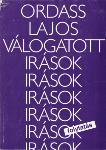 Ordass Lajos - Szpfalusi Istvn - Ordass Lajos - Vlogatott rsok - folytats