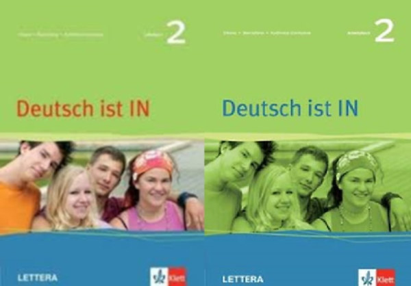 Mavrodieva, Dikova - Deutsch ist IN 2 - Arbeitsbuch (munkafüzet) + Lehrbuch (tankönyv)