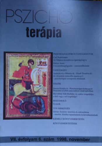 Dr. Buda Bla  (szerk.) - Pszichoterpia 1998. november, VII. vfolyam 6. szm