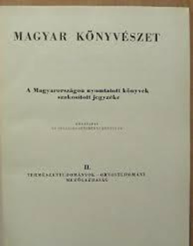 Nincs - Magyar K�nyv�szet 1937
