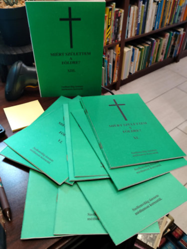 Mi�rt sz�lettem a F�ldre? - spiritiszta f�zetsorozat - sz�rv�nysz�mok - I-XIII. ( Az V. �s XII. nincs benne)