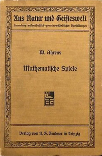 W. Ahrens - Mathematische Spiele