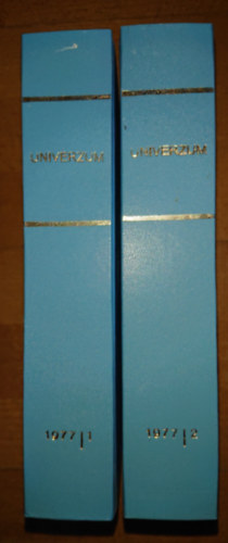 Az Univerzum folyórat 1977-es évfolyamának 12 száma egybekötve - két kötetben