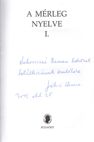 Jókai Anna - A mérleg nyelve I.