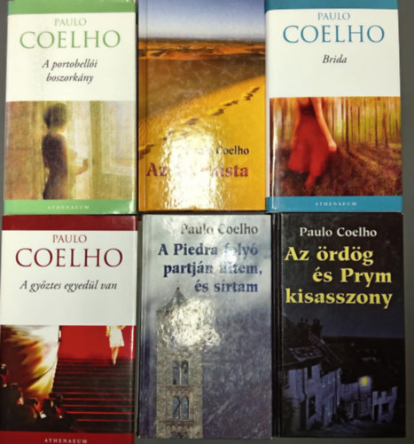 Paulo Coelho - (6db) PAulo Coelho könyvcsomag: A portobellói boszorkány / Az alkimista / Brida / A győztes egyedül van / A Piedra folyó partján ültem és sírtam / Az ördög és Prym kisasszony