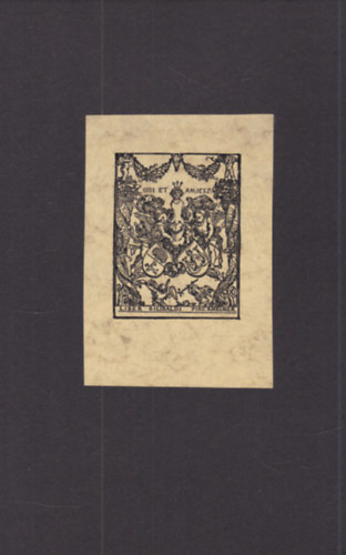 Ex Libris - Sibi et Amicis. P. Liber Bilibaldi Pirchheimer (eredeti nyomat)