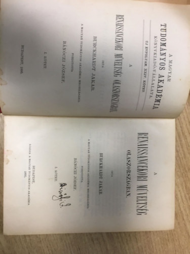 Burckhardt Jakab - A renaissancekori mveltsg Olaszorszgban I.