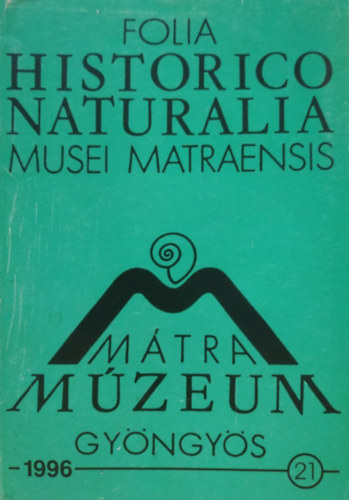 Varga A. - Folia Historico Naturalia Musei Matraensis 1996 - 21