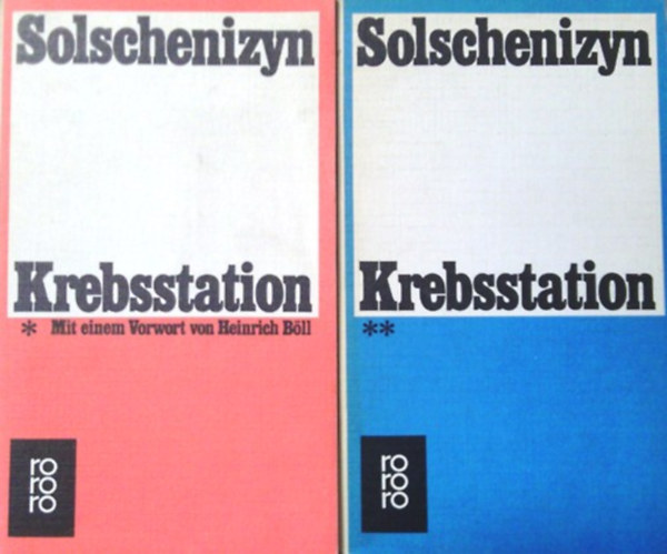 A. Solschenizyn - Krebsstation I-II.