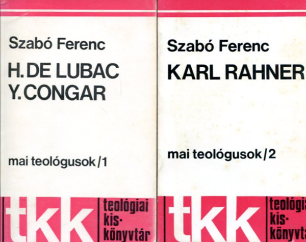 Szab� Ferenc - Mai teol�gusok 1-2
