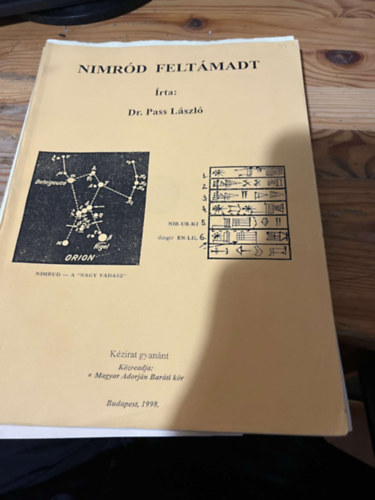 Dr. Pass László - Nimród felébredt