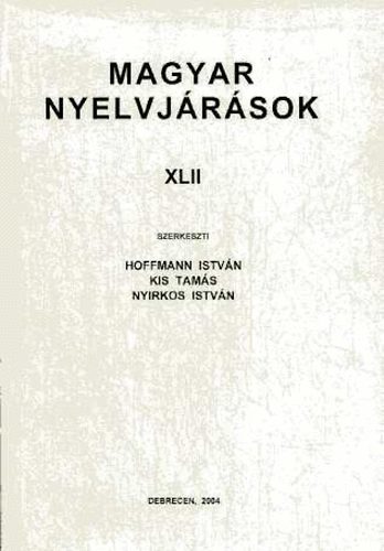 Hoffmann; Kis; Nyirkos - Magyar nyelvj�r�sok XLII