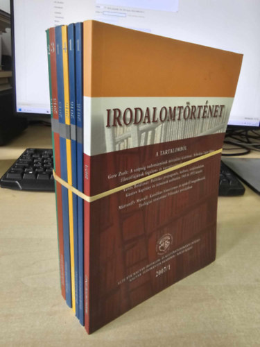 Szilgyi Mrton Gintli Tibor - 6db Irodalomtrtnet folyirat 2018/1 + 2016/1, 4 + 2013/1, 2, 3 + 2007/1 - A Harmonia caelestis az anekdotikus elbeszli hagyomny kontextusban+ A bnbakkpzs mechanizmusai: Grgei Artr stb