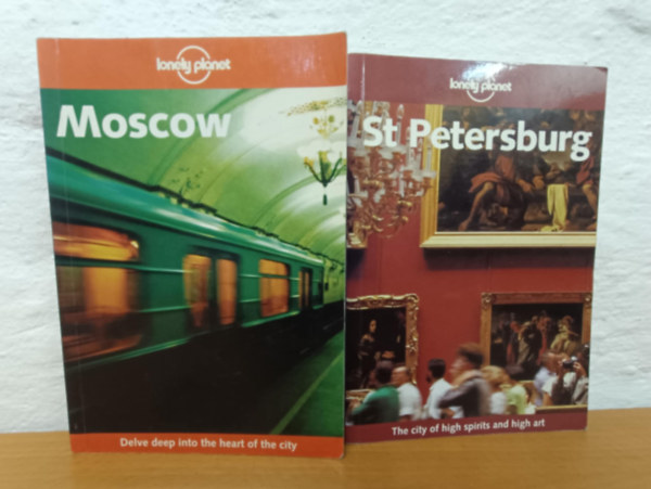 Lonely Planet - Moscow, St Petersburg angol nyelv� �tik�nyvcsomag