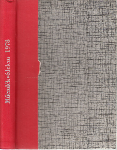 Műemlékvédelem 1978/1-4. (teljes évfolyam, egybekötve)