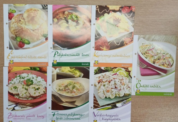 7 db Lidl szakcs lap