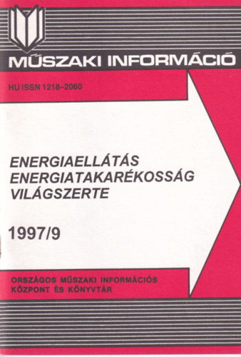 Peth� Etelka - Energiaell�t�s, energiatakar�koss�g - Vil�gszerte 1997. 9.