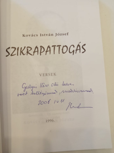 Kov�cs Istv�n J�zsef - Szikrapattog�s
