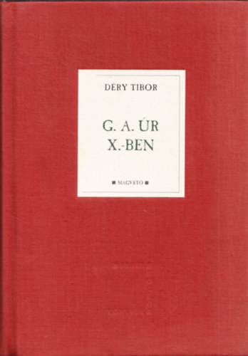 Dry Tibor - G. A. r X.-ben