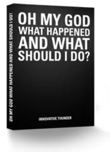 Oh my god what happened and what should I do?