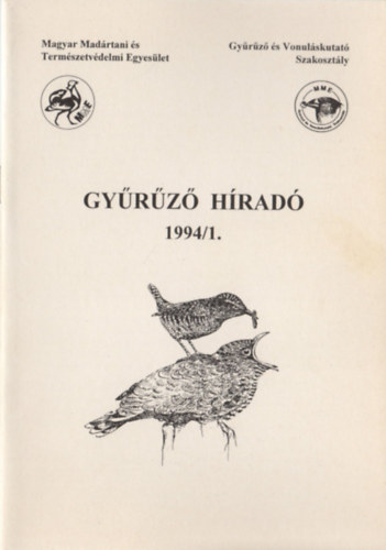 Varga Lajos  (szerk.) - Gyűrűző Híradó 1994/1.