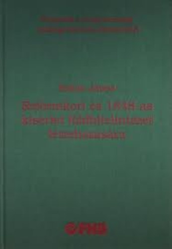 Botos Jnos - Reformkori s 1848-as ksrlet fldhitelintzet ltrehozsra