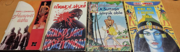 Leslie L. Lawrence - 4 db Leslie L. Lawrence: A Suttog rnyak ble + Gyilkos jrt a kastlyomban + Huan-ti tka + Nebet Het, a halottak rnje