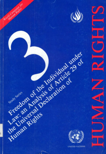 Human Rights 3 - Freedom of the Individual under Law