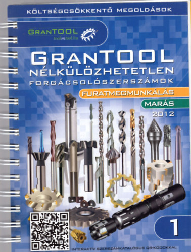 Grantool nlklzhetetlen forgcsolszerszmok- Furatmegmunkls- Mars 2012