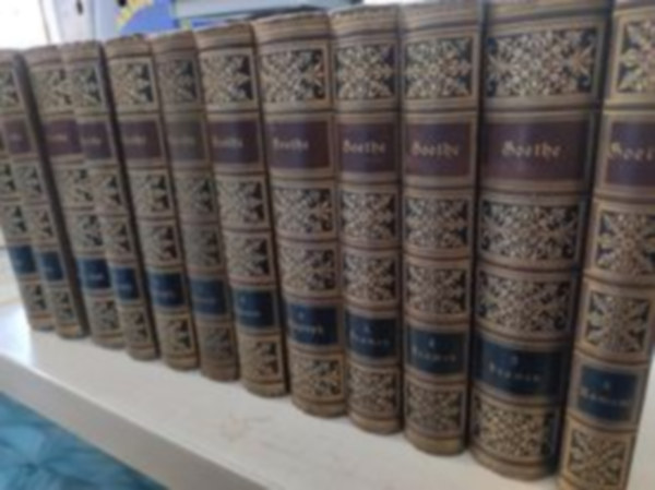 J.W. Goethe - Goethes werke 1-12. (gótbetűs)