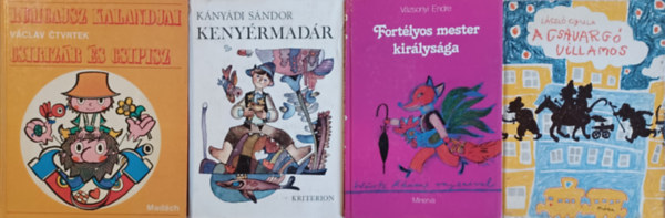 Vzsonyi Endre, Knydi Sndor, Lszl Gyula Vaclav Ctvrtek - Rumcajsz kalandjai - Csirizr s Csipisz + Fortlyos mester kirlysga + Kenyrmadr + A csavarg villamos (4 m)