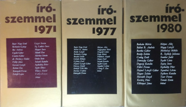 �r�szemmel 1971 / 1977 / 1980 (3 antol�gia)