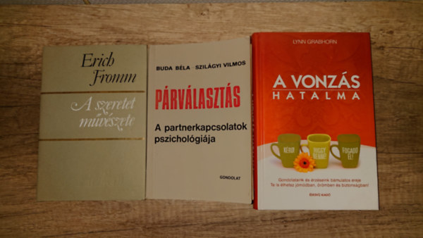 Erich Fromm, Lynn Grabhorn Buda Béla-Szilágyi Vilmos - 3 könyv a párkapcsolatok pszichológia: A szeretet művészete, Párválasztás, A vonzás hatalma
