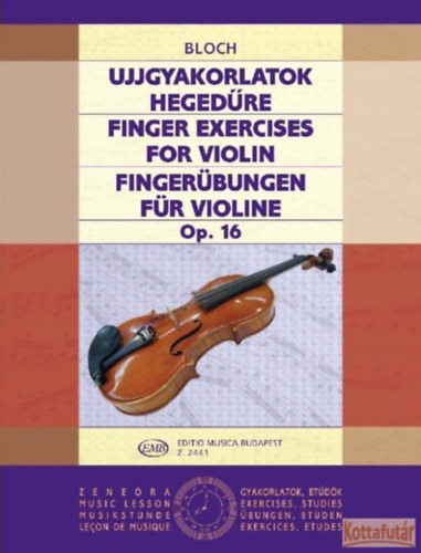 Bloch - Ujjgyakorlatok heged�re