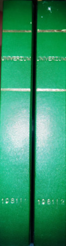 Az Univerzum magazin 1981-es évfolyama két kötetbe kötve