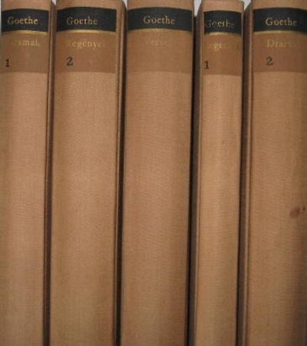 Johann Wolfgang von Goethe - Goethe v�logatott m�vei I-V. (Reg�nyek, versek, dr�m�k)